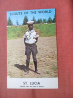 Saint Lucia     Scouts Of The World.        Ref 5583 - St. Lucia