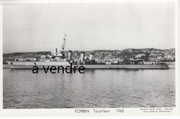 FORBIN, T32,  Torpilleur ,1945 - Warships