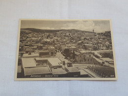 ANTIQUE POSTCARD PALESTINE BETHLEHEM - GENERAL VIEW UNUSED - Palestine