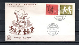 AC10-1 Sarre  FDC N° 411 + 412   Pas Commun !!! - FDC