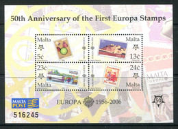 Malta 2006 50th Anniversary Of Europa Stamps MS MNH (SG MS1455) - Malta