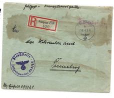 Feldpost Einschreiben Feldpostamt 17 Dobrush Belarus 1941 - Covers & Documents