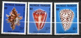 Col24 Polynésie Coquillage PA N° 114 à 116 Neuf XX MNH Cote 9,90€ - Neufs