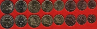 Cyprus Euro Full Set (8 Coins): 1 Cent - 2 Euro 2012 UNC - Chypre