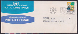 UNITED NATIONS NY1987 COVER To USA @D7703L - Lettres & Documents