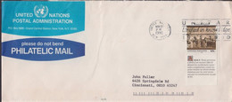 UNITED NATIONS NY1990 COVER To USA @D8996L - Storia Postale