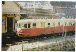 L31A771 - Chemin De Fer - FLORIRAIL - L'autorail De Dietrich X 42 504 Quitte La Gare De Guebwiller - Eisenbahnen