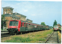 L31A777 - Chemin De Fer - Le Rail Ussellois - La BB 67524 Et La RRR 228 En Gare De Barr - Photo R.Gibiat N°500 - Eisenbahnen