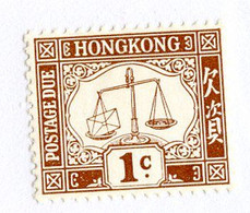 BC 9275 Hong Kong Scott # J1 Mnh  [Offers Welcome] - Unused Stamps