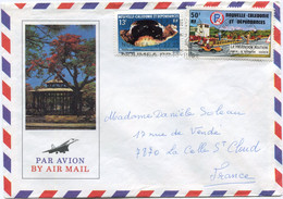 NOUVELLE-CALEDONIE LETTRE PAR AVION DEPART NOUMEA 10-11-82 POUR LA FRANCE - Lettres & Documents