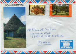 NOUVELLE-CALEDONIE LETTRE PAR AVION DEPART NOUMEA 28-10-8? POUR LA FRANCE - Storia Postale