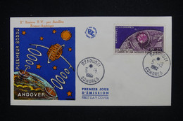 COMORES - Enveloppe FDC En 1962 - Liaison Par Satellite   - L 119718 - Brieven En Documenten