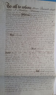 Document Fiscal De 1871 De 10 Shillings Imprimé à Sec Du Notaire Thomas Edward Newton De Yokohama Résidant à Londres - Fiscale Zegels