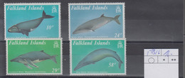 Falkland Inseln Michel Cat.No.. Mnh/** 503/506 Whale - Islas Malvinas