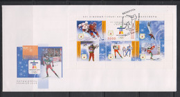 Olympics 2010 - Biathlon- BELARUS - FDC Cover - Winter 2010: Vancouver