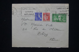 FRANCE - Enveloppe De Lyon Pour Thizy En 1939 Avec Mercure, Paix Et Berlioz - L 119787 - 1921-1960: Moderne