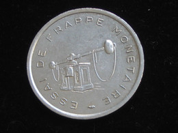 Rare Essai De Frappe Monétaire - Monnaie De Paris - Etablissement De Pessac - 24 Mm - 6.11g  **** EN ACHAT IMMEDIAT **** - Proeven
