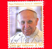 VATICANO - Usato - 2014 - Papa Francesco - Anno II - Ritratto Di Papa Francesco - 2,50 - Gebruikt