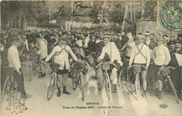 180422 - SPORT VELO CYCLISME - SPORTS Tour De France 1907 Avant Le Départ - ELD - FABER Course - Ciclismo