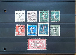 SYRIE  Y&T ENTRE 31/40 COTE 34€ - Unused Stamps