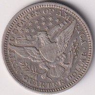 1909 D , BARBER QUARTER - 1892-1916: Barber