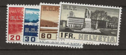 1938 MNH Switzerland Mi 321-24 Postfris** - Unused Stamps