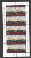 1999 «Flying Cloud» Sail Ship Sheet Of 10 With Border Overprint «Australia 99» Stamp Exhibition Sc 1630a MNH** - Nuevos