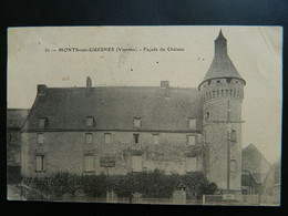 MONTS SUR GUESNES                  FACADE DU CHATEAU - Monts Sur Guesnes