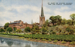 LEICS - LEICESTER - ST MARY DE CASTRO CHURCH AND THE CASTLE  Le204 - Leicester