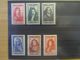 FRANCE NEUFS 612 à 617, Sans Trace De Charnière, Gomme Parfaite, Année 1944 - Unused Stamps