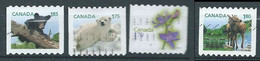 CANADA SET 4V USED - Gebruikt