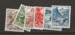 1948 MNH Switzerland Mi 500-5 Postfris** - Unused Stamps