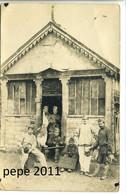 Carte Photo Militaria Groupe De Soldats Cuisiniers Bouchers - War 1914-18