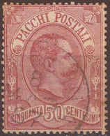 Italia 1884 Pacchi Postali Un#3 50c. (o) Vedere Scansione - Paquetes Postales