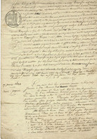 1844 MAISON NEUILLY EN THELLE Oise Picquefeu Fabricant De Soie à Paris  Hour Marchand Duchatel REQUETE Au JUGE DE PAIX - Manuscripts