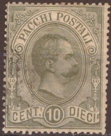 Italia 1884 Pacchi Postali Un#1 10c. MH/* Vedere Scansione - Postpaketten