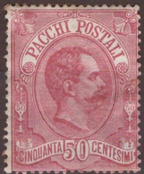 Italia 1884 Pacchi Postali Un#3 50c. M(*) Vedere Scansione - Pacchi Postali