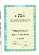 - Titre De 1969 - Films Et Attactions De Belgique - FIABEL - - Cinéma & Theatre