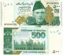 Pakistan 500 Rupees 2021 UNC - Pakistan
