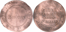Allemagne - 1816 - SO HABT IHR IN DER NOTH I BROD - KAUFT IN DER ZEIT 1816 - ELBER FELDER KORN VEREIN - 03-067 - Monedas/ De Necesidad