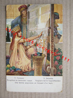S. Solomko - Assyrerin Beim Teppich Flechten, Une Femme Assyrienne En Tressant D'un Tapis, Ассирийа за плетением ковра - Solomko, S.