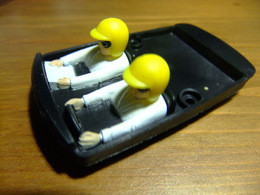 SCALEXTRIC MINI COOPER Accesorio Bandeja Con Pilotos - Circuits Automobiles