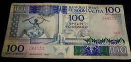 SOMALIA , P35a , 100 SHILLINGS, 1983 - Somalië