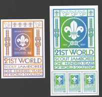 GRENADINES OF ST VINCENT UNION Is. 2007 World Jamboree  Souvenir Sheets   Sc 320-1 MNH ** - Ungebraucht