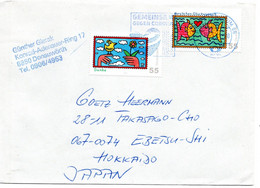 58146 - Bund - 2021 - 55c Glueckwunsch '08 MiF A Bf BRIEFZENTRUM 86 - GEMEINSAM GEGEN CORONA ... -> Japan - Brieven En Documenten