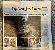 THE NEW YORK TIMES - March 19 2022 - USA, UKRAINE, CHINA, RUSSIA National Edition NEWSPAPER (**) RARE - Sonstige & Ohne Zuordnung