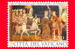 VATICANO - Usato - 2013 - 1700° Dell'Editto Di Milano (congiunta Con L'Italia) - Costantino I E Papa Silvestro - 2.50 - Used Stamps