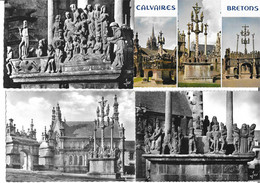 Calvaires Bretons (12 Cartes) (3 Scans) - Monumenten