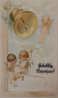 Gelukkig Nieuwjaar NL /New Year - Putti - Angel Ca 1900 - Nouvel An