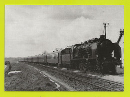 CPM TRAIN VOIR DOS 44 SAVENAY Locomotive à Vapeur 231 D 683 Et Son Train De Voyageurs En Mars 1967 - Savenay